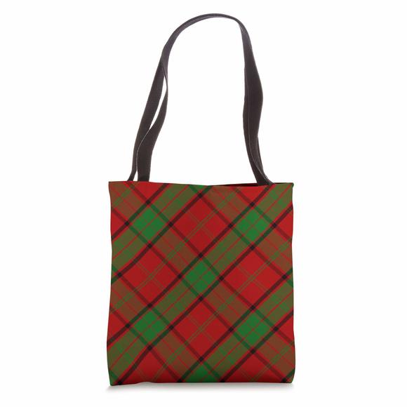 Maxwell Tartan Scottish Plaid Tote Bag -_- - Picture 1 of 4